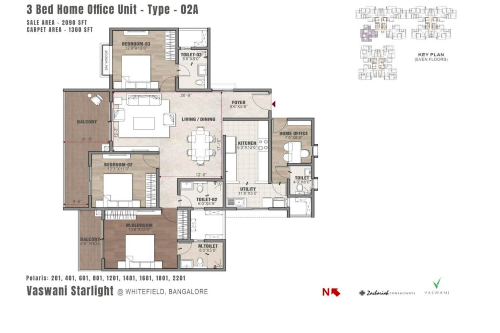 Vaswani Starlight Floor Plan4